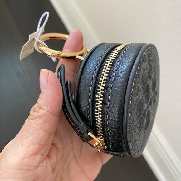 NWT 150410 Tory Burch thea coin pouch Black - Picture 3 of 8